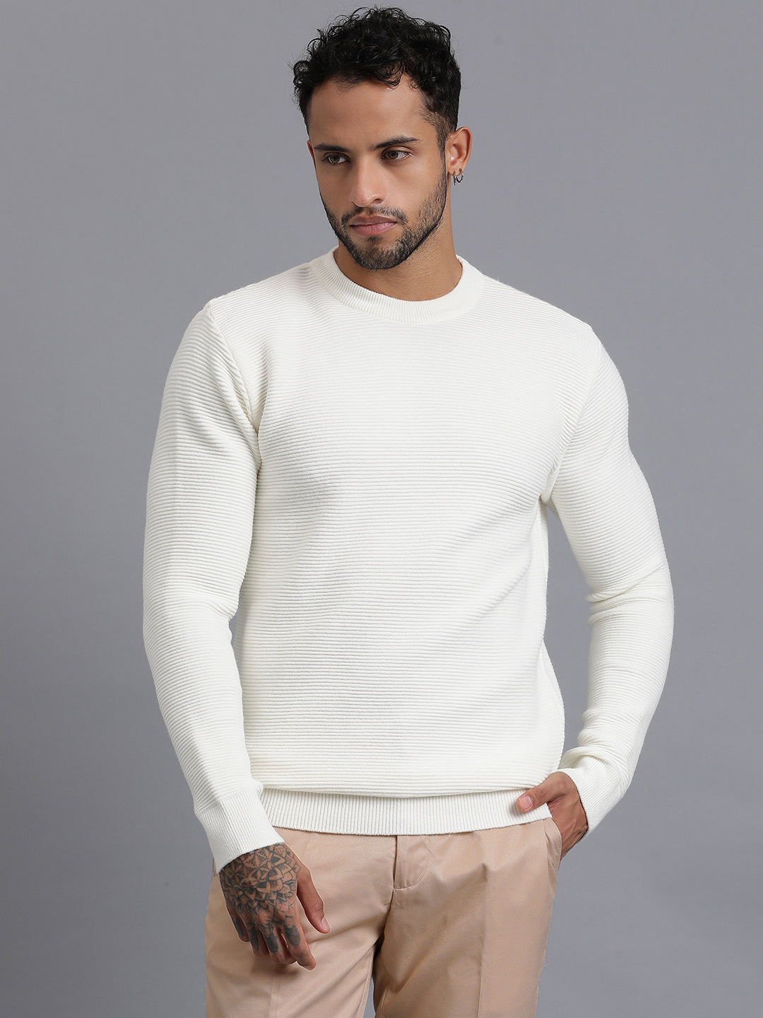 Luxury Knitted Unisex Wool Sweater