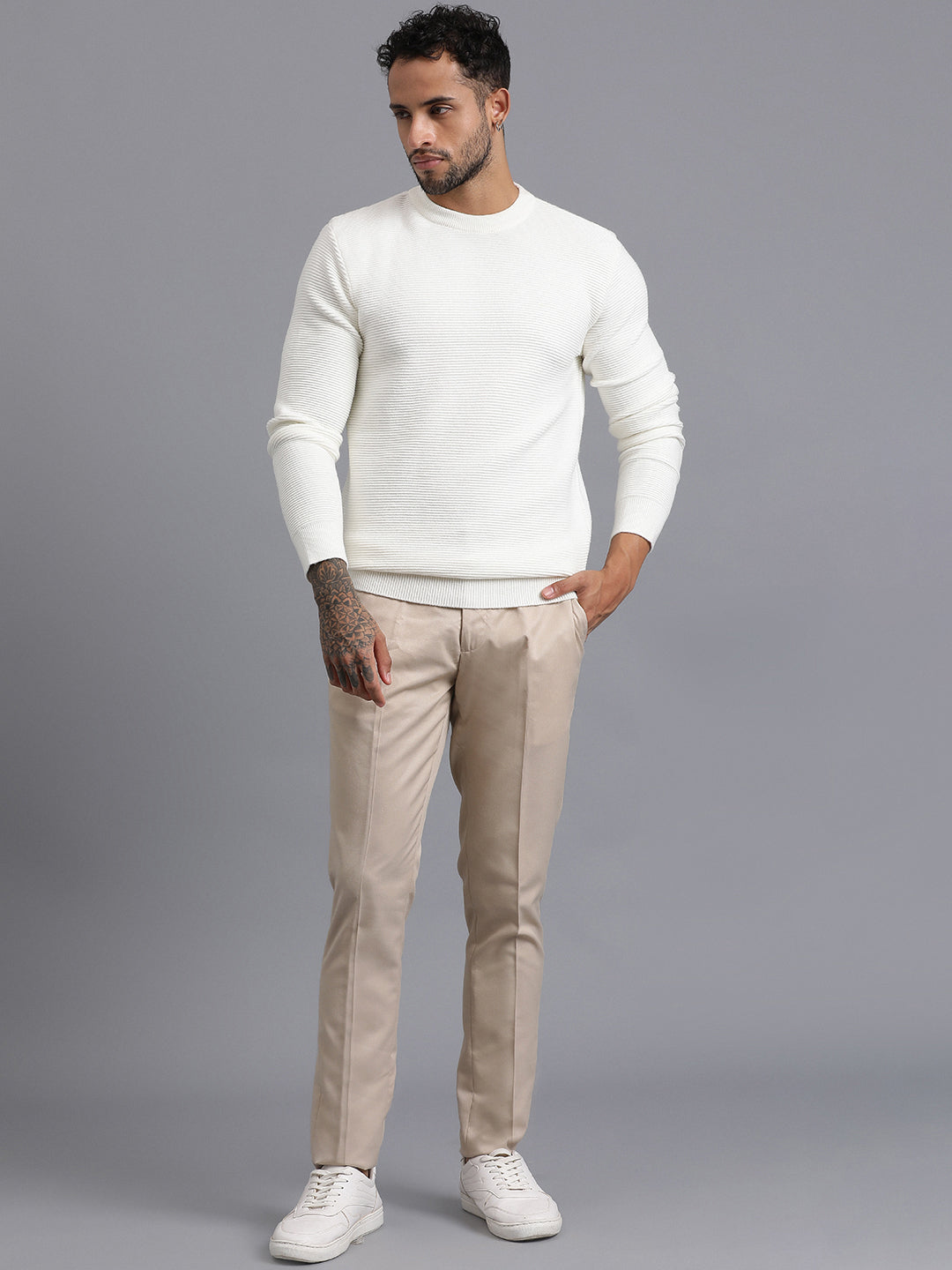 Luxury Knitted Unisex Wool Sweater