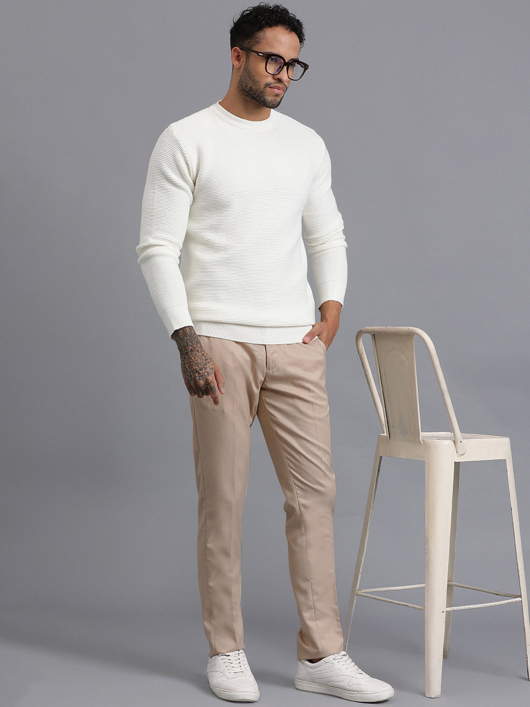 Luxury Knitted Unisex Wool Sweater