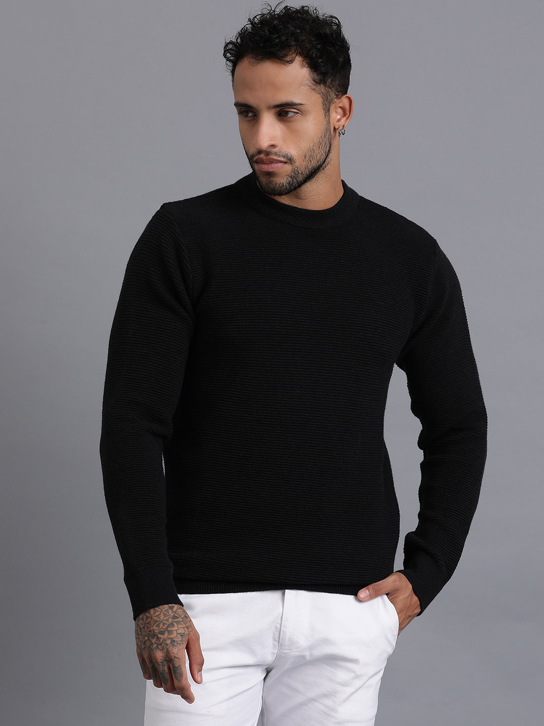 Luxury Knitted Unisex Wool Sweater