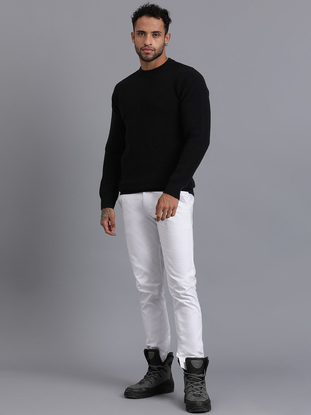 Luxury Knitted Unisex Wool Sweater