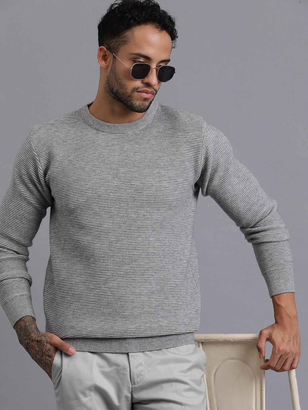 Luxury Knitted Unisex Wool Sweater