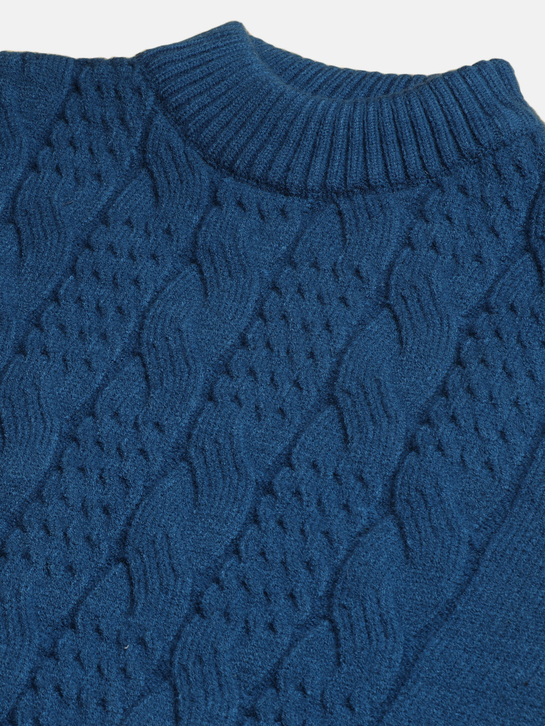Heavy Cable Knitted Unisex Wool Unisex Sweater