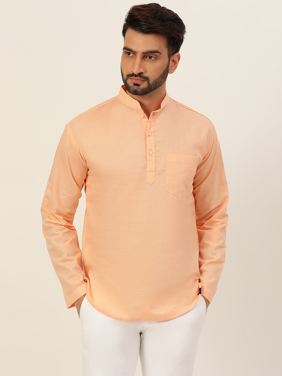 Sustainable Linen Short Kurta