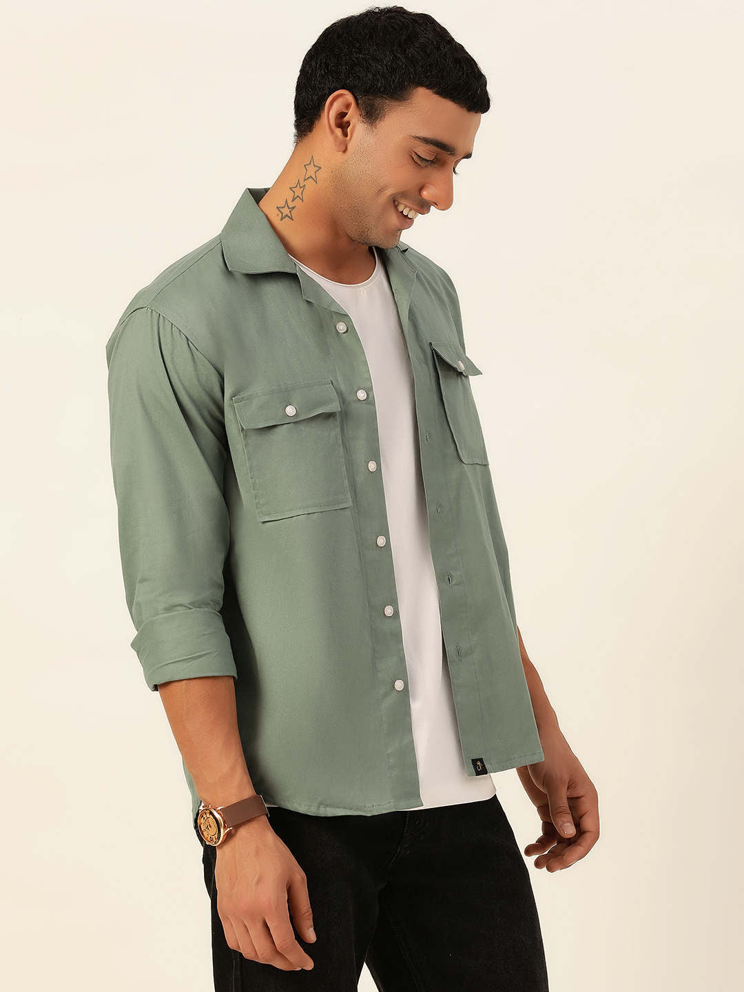Premium Cargo Regular Fit Unisex Cotton Overshirt