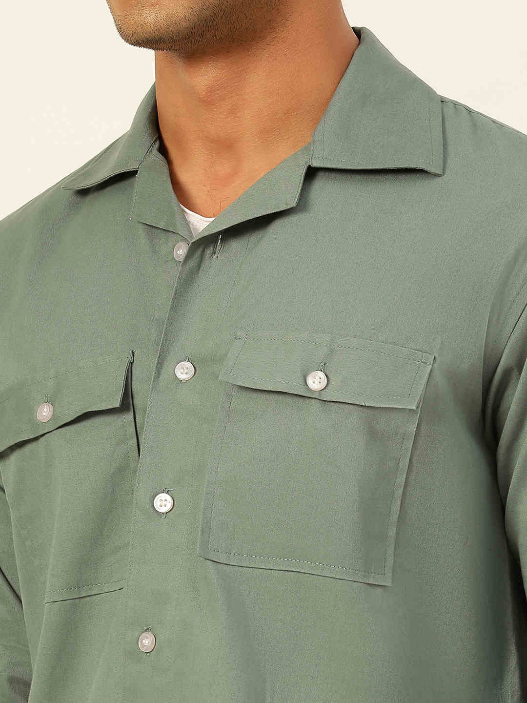 Premium Cargo Regular Fit Unisex Cotton Overshirt