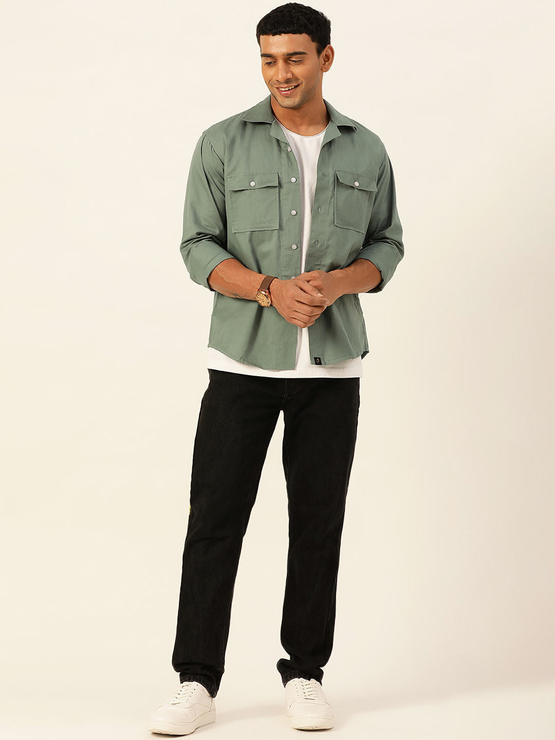 Premium Cargo Regular Fit Unisex Cotton Overshirt
