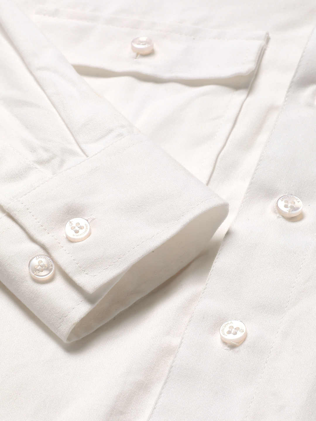 Premium White Cargo Regular Fit Unisex Cotton Overshirt
