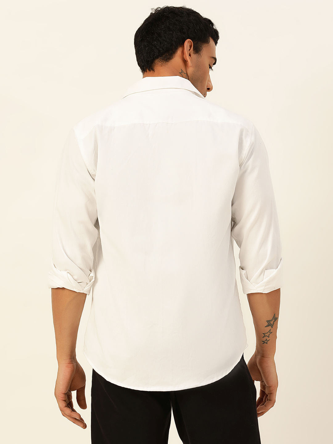 Premium White Cargo Regular Fit Unisex Cotton Overshirt