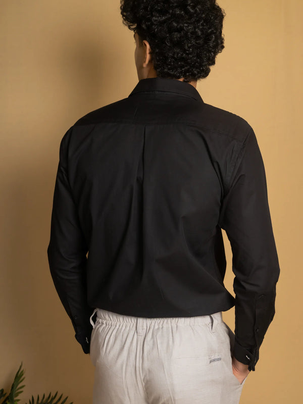 Cotton Poplin French Cuff Shirt
