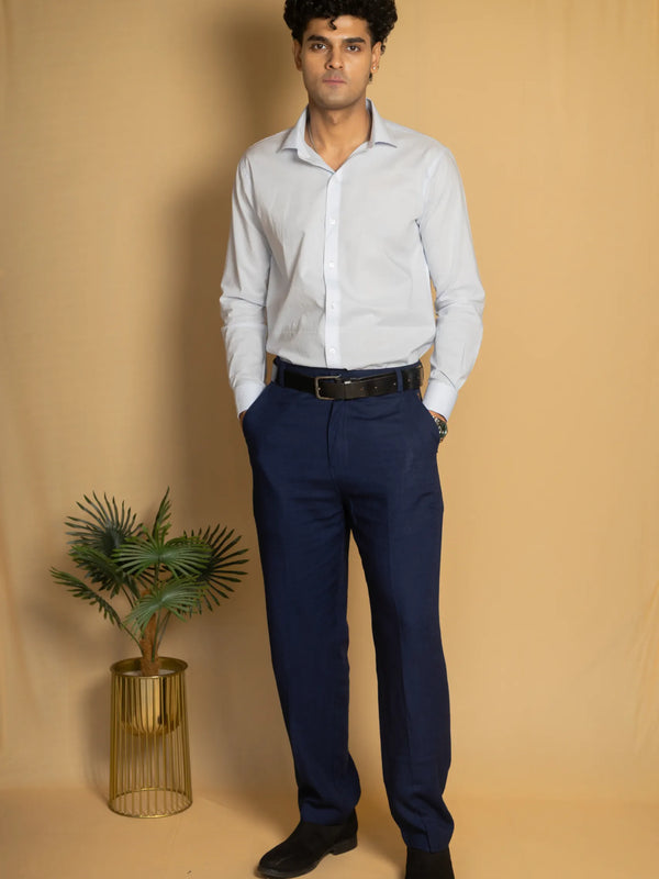 Cotton Poplin French Cuff Shirt