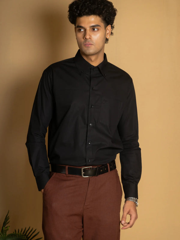 Cotton Poplin Oxford Shirt