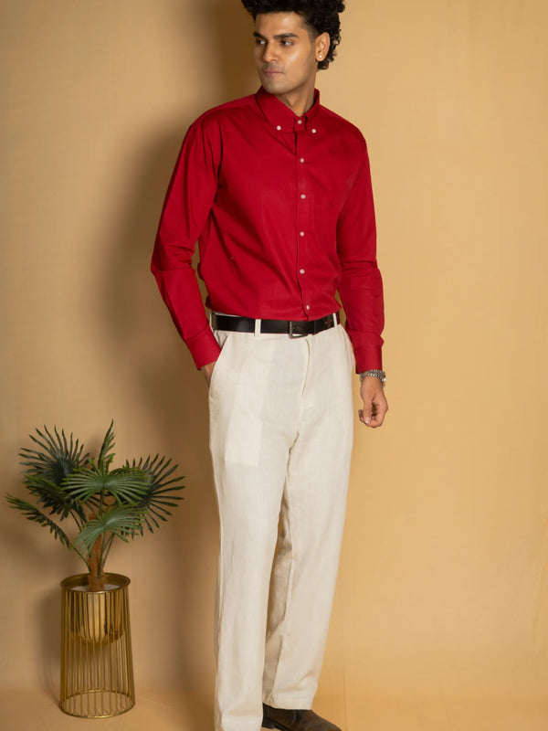 Cotton Poplin Oxford Shirt