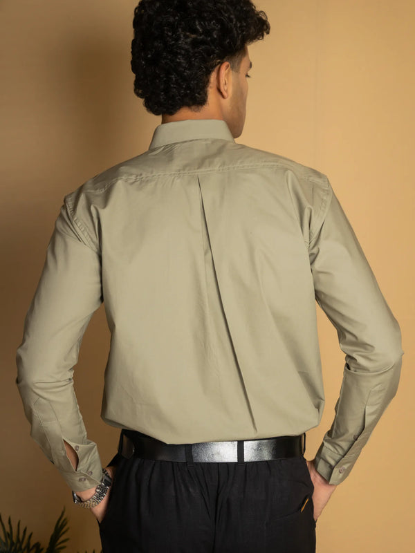 Cotton Poplin Oxford Shirt