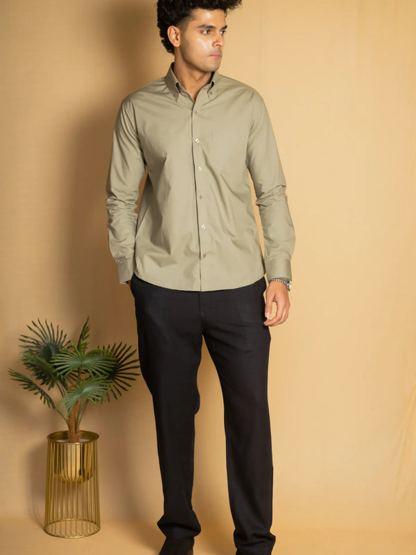 Cotton Poplin Oxford Shirt
