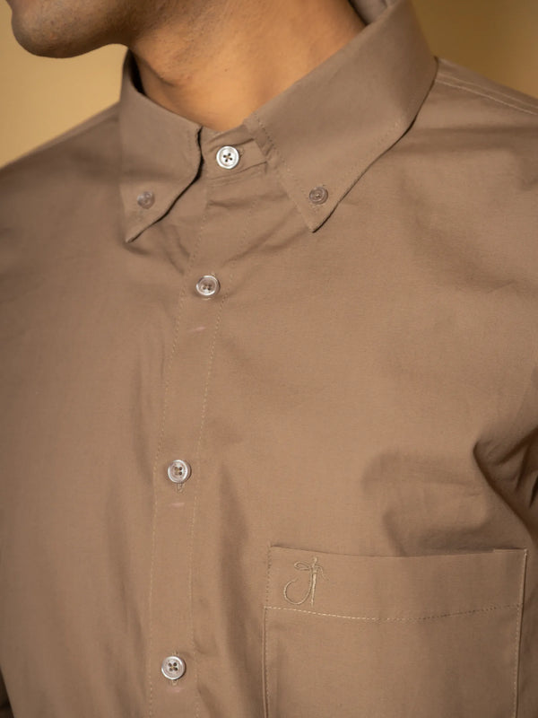 Cotton Poplin Oxford Shirt