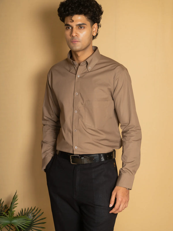 Cotton Poplin Oxford Shirt