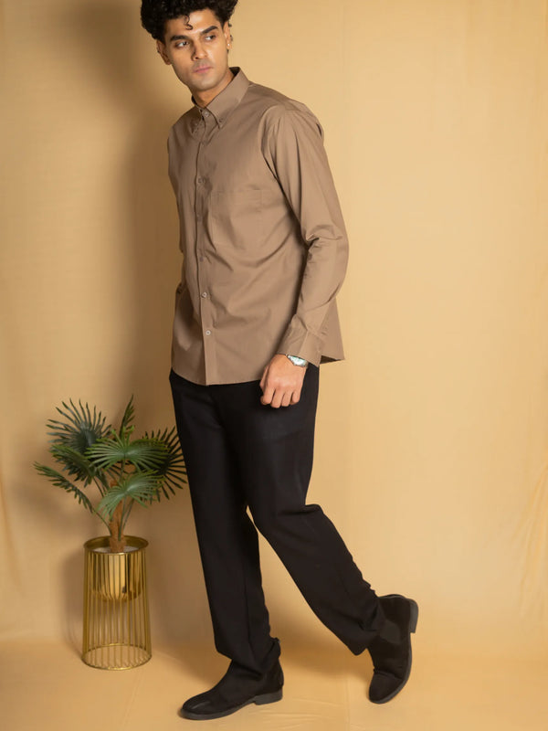 Cotton Poplin Oxford Shirt