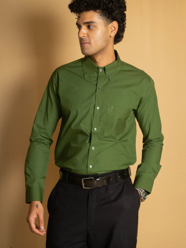Cotton Poplin Oxford Shirt