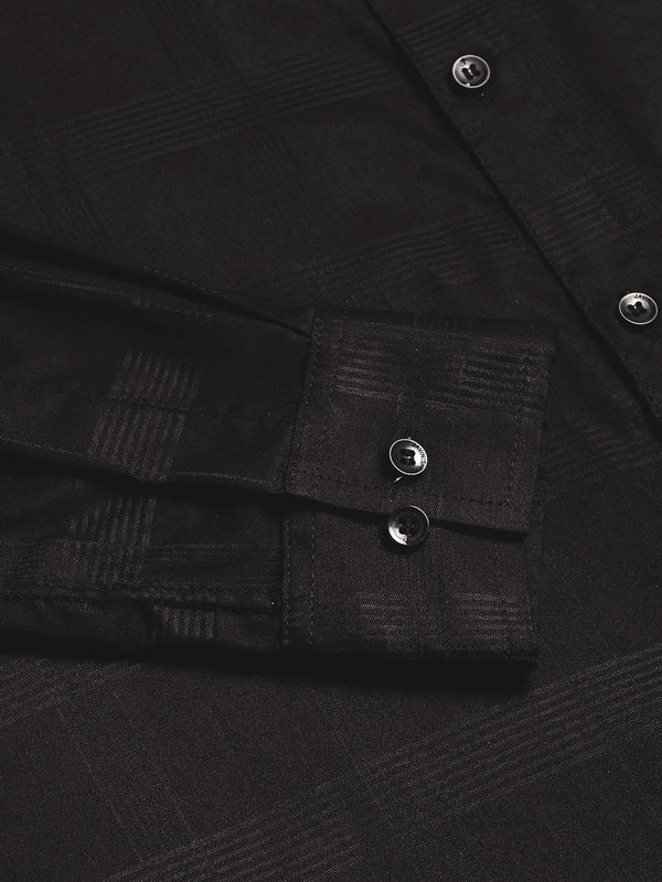 Checkered Egyptian Lycra Giza Cotton Formal Shirt