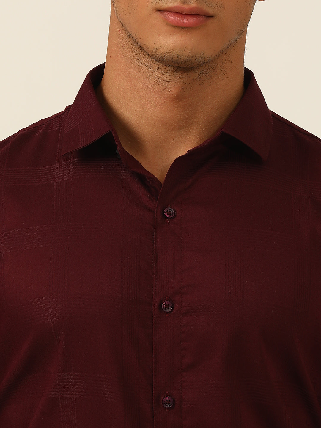 Checkered Egyptian Lycra Giza Cotton Formal Shirt