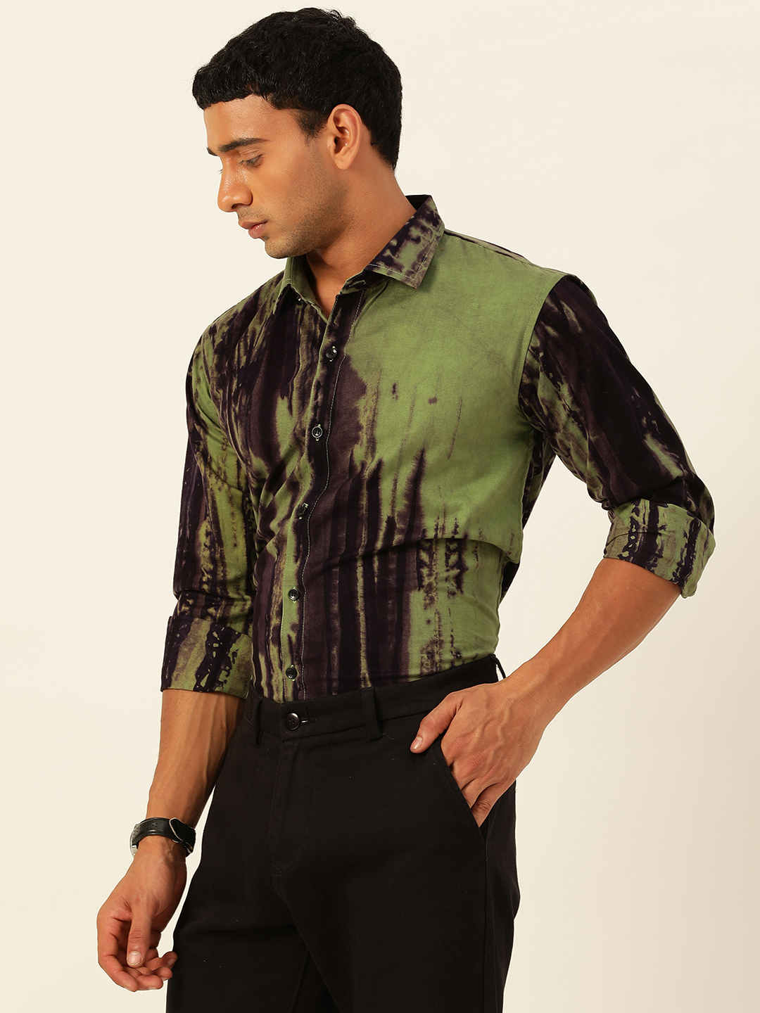 Designer Hand Dyed Cargo Shirt