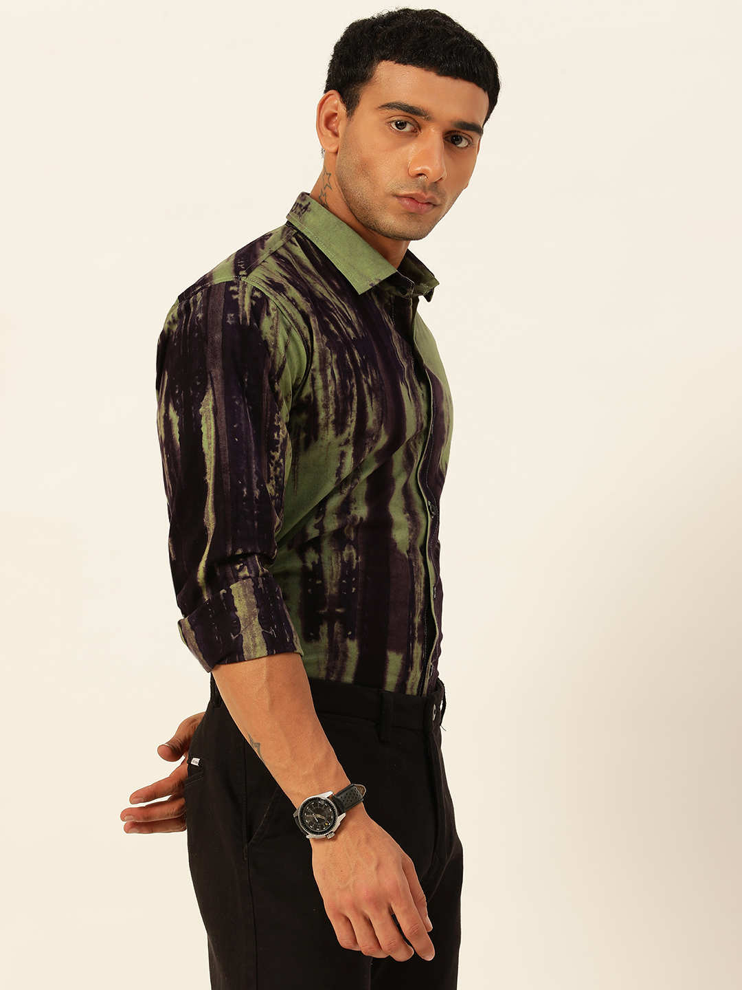 Designer Hand Dyed Cargo Shirt