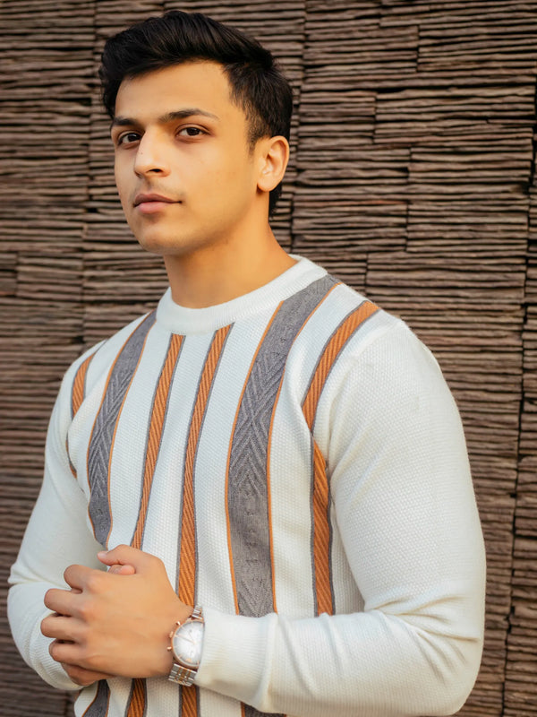 Striped Knitted Sweater