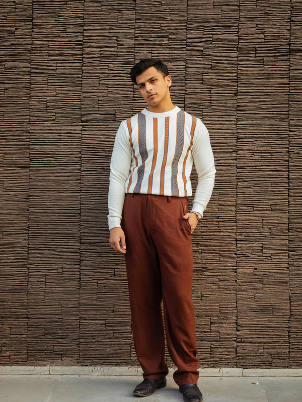 Striped Knitted Sweater