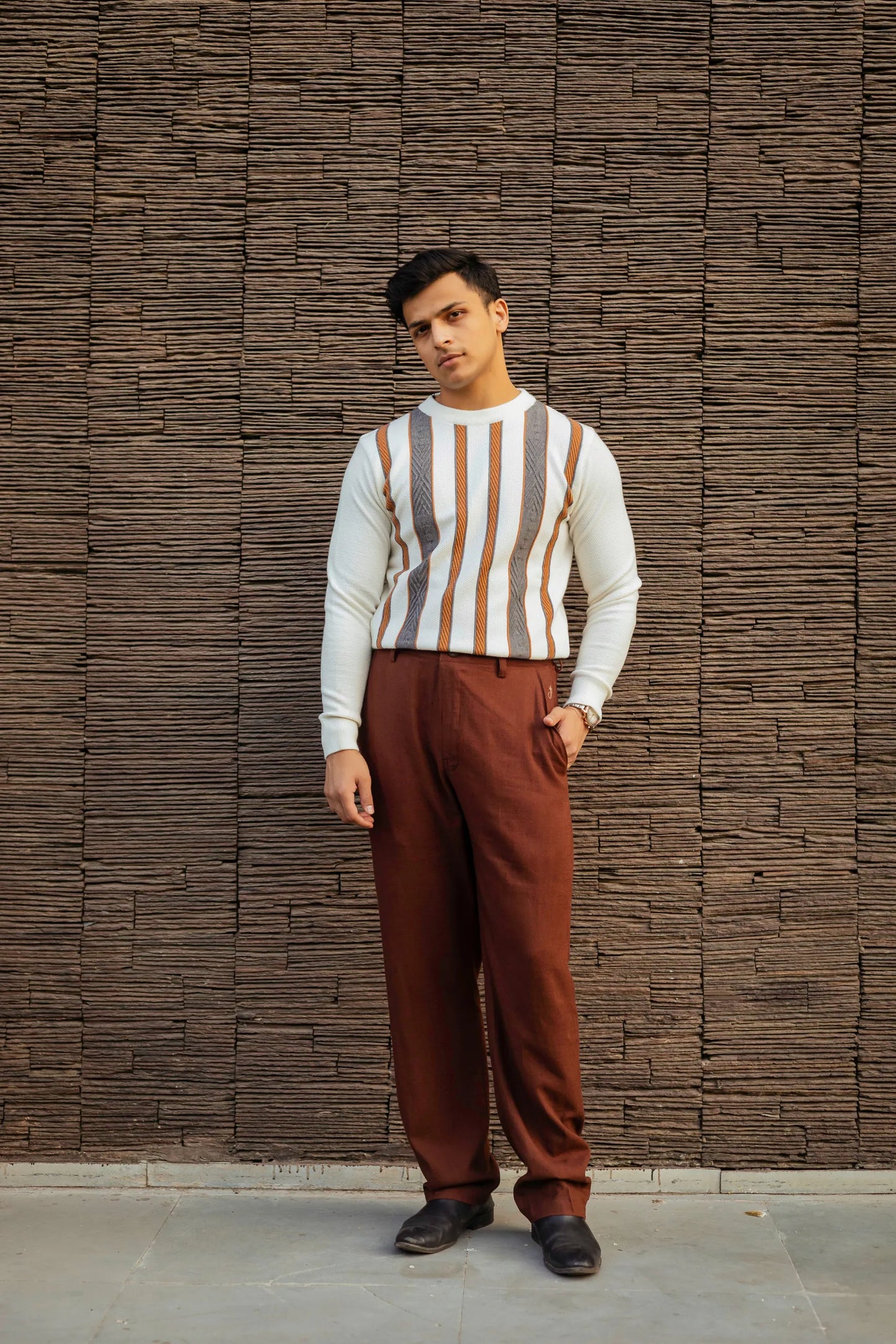 Striped Knitted Sweater