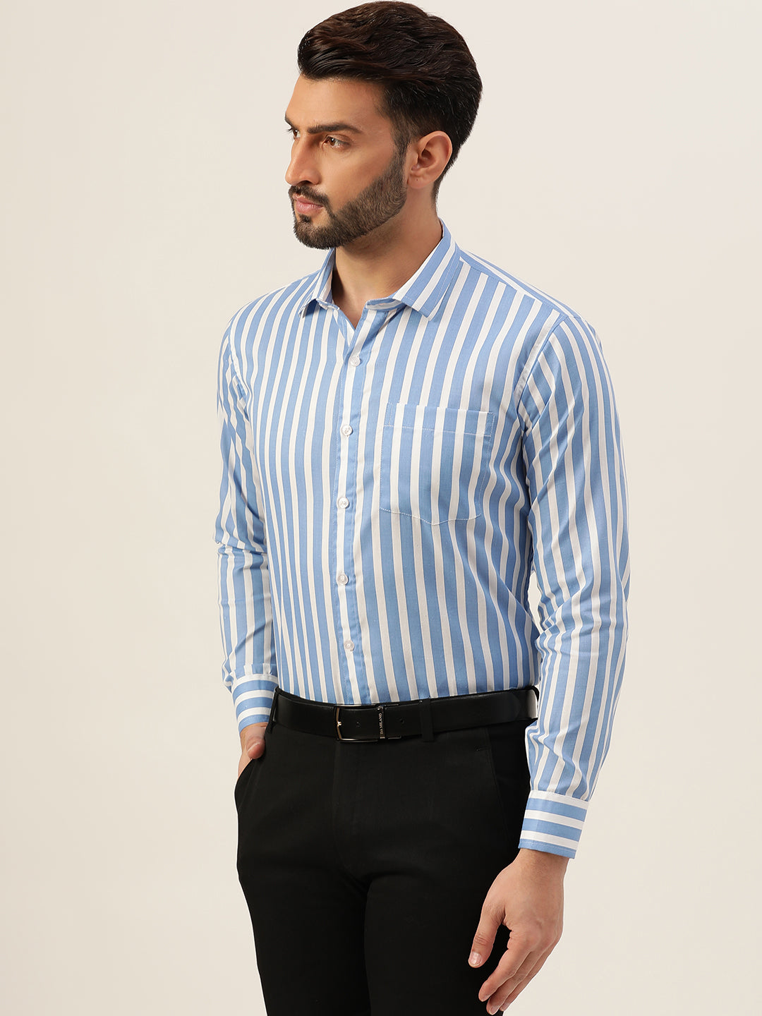 Striped Men Formal Shirt