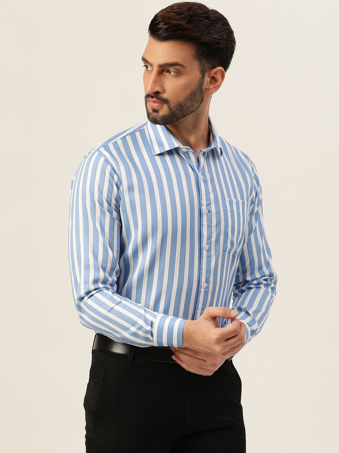 Striped Men Formal Shirt