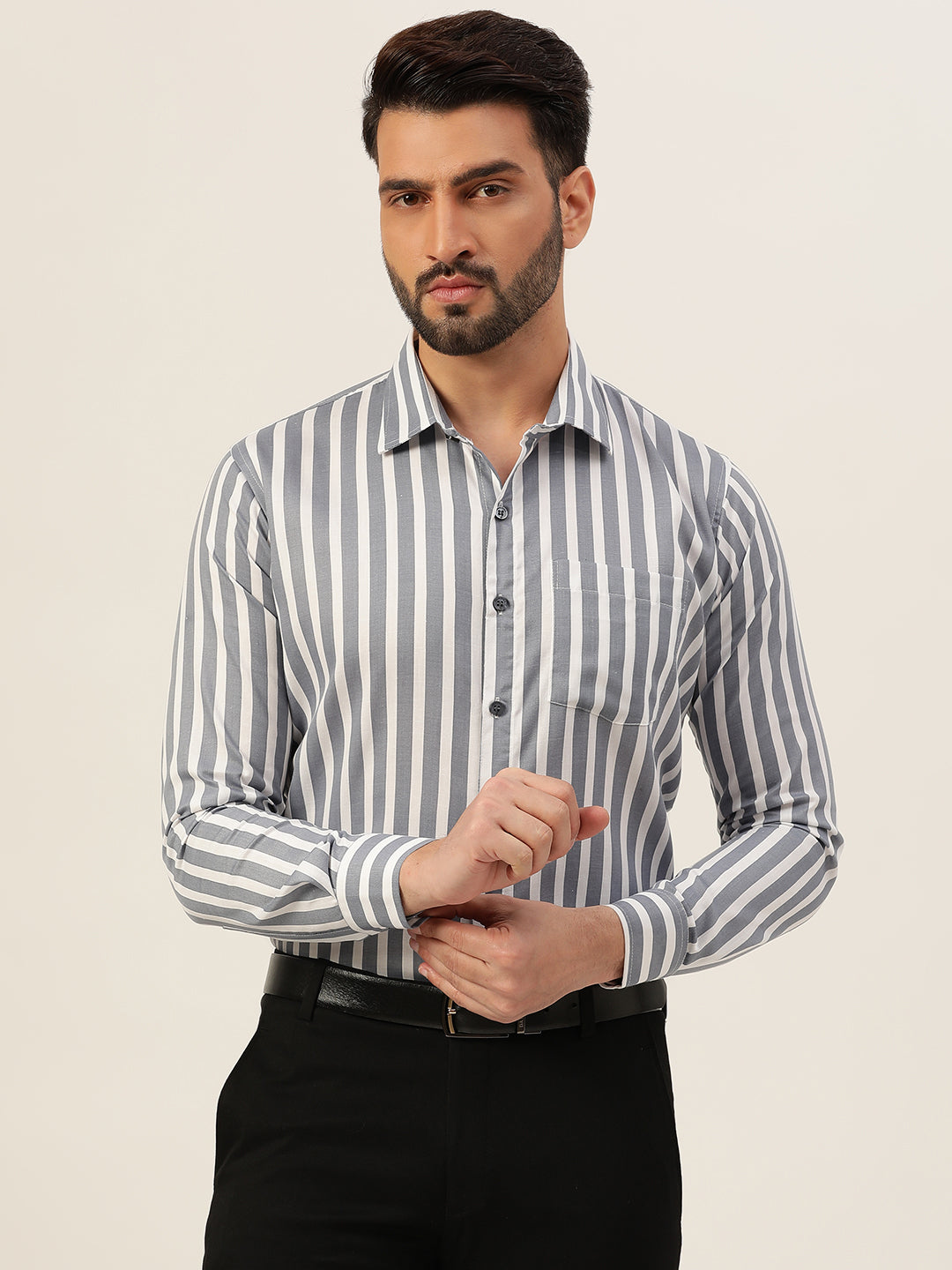 Striped Men Formal Shirt