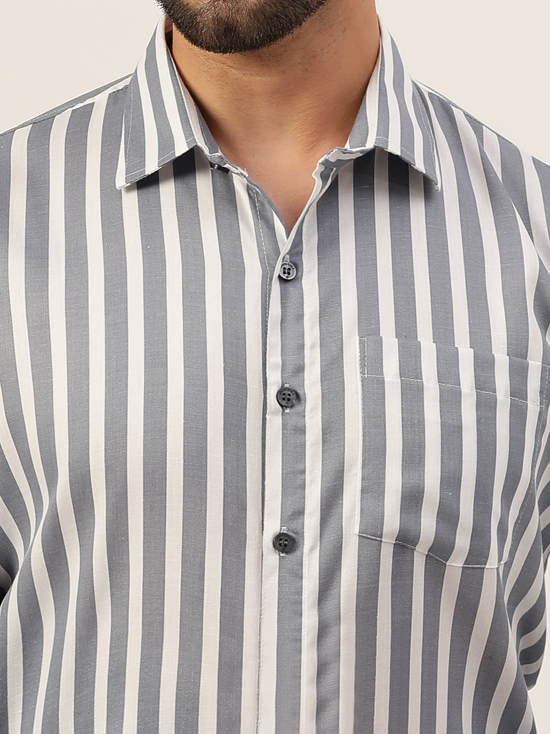 Striped Men Formal Shirt