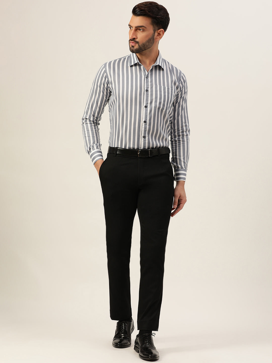 Striped Men Formal Shirt