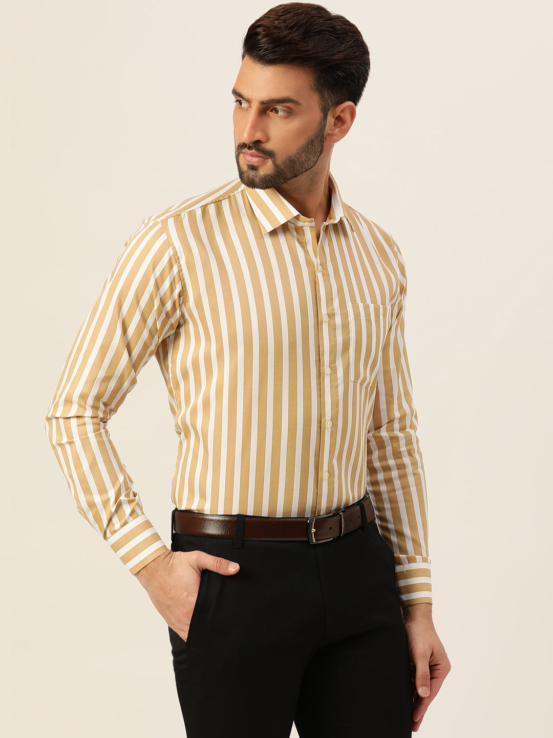Striped Men Formal Shirt