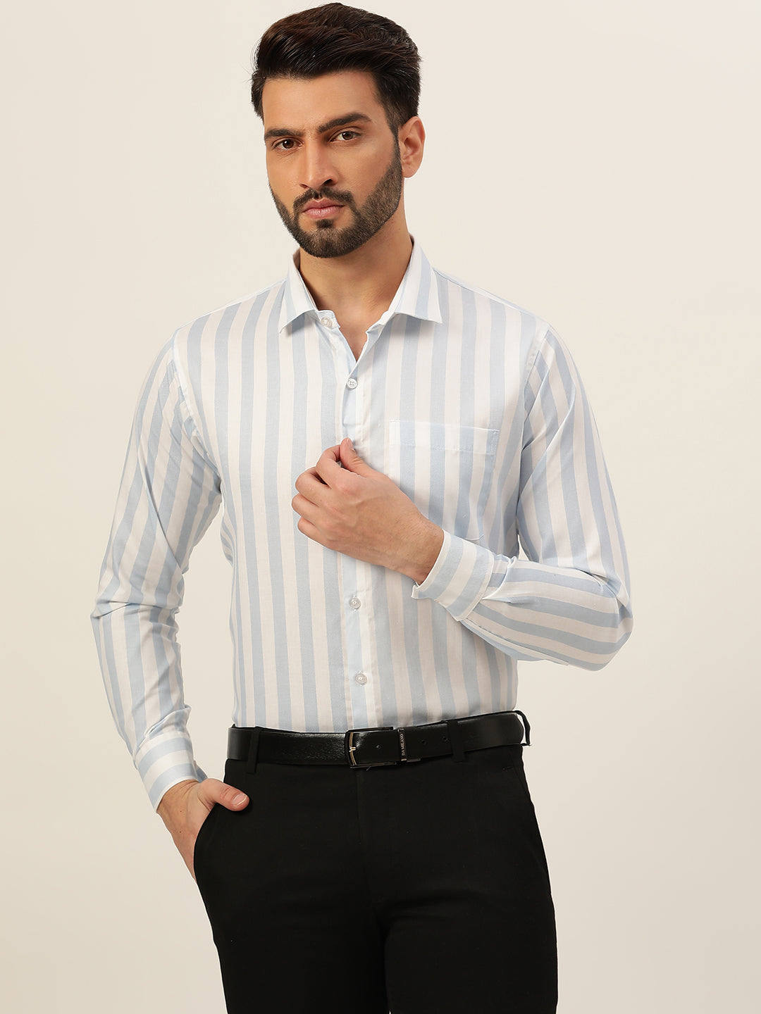 Striped Men Formal Shirt