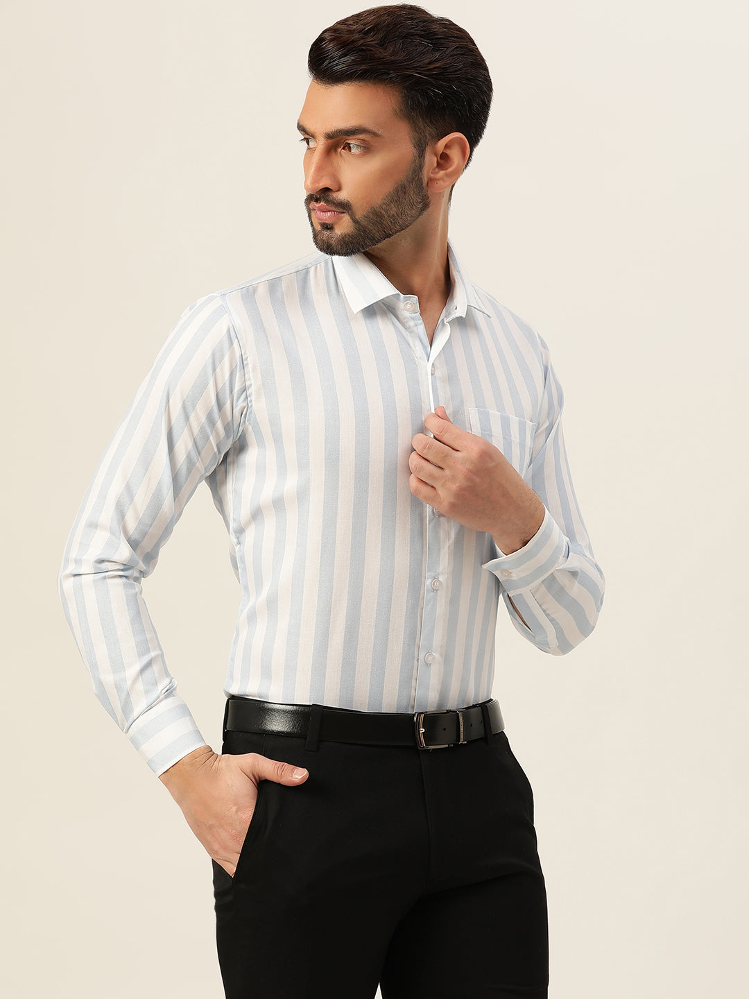 Striped Men Formal Shirt