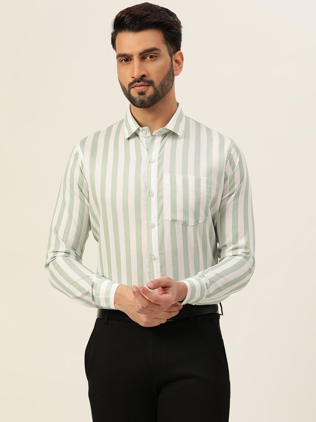 Striped Men Formal Shirt