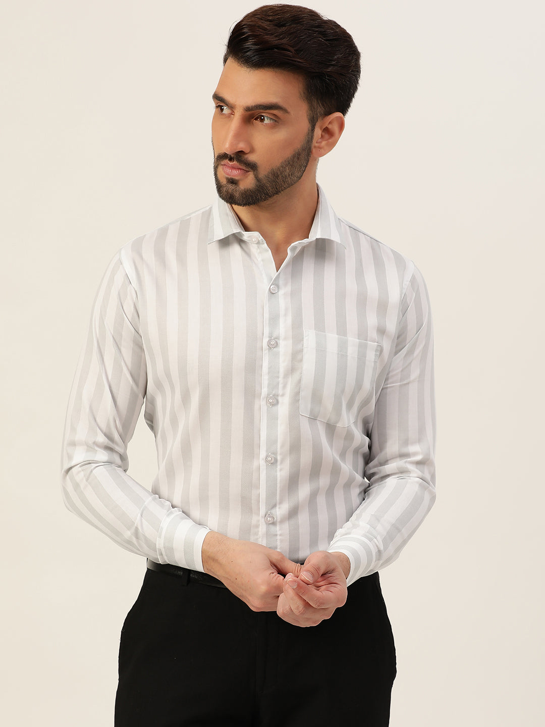 Striped Men Formal Shirt