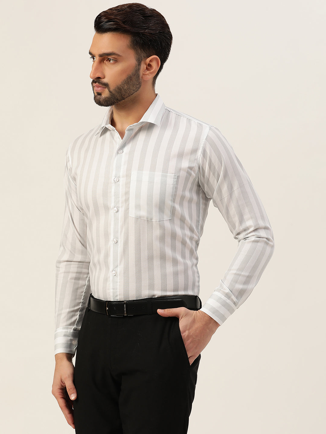Striped Men Formal Shirt