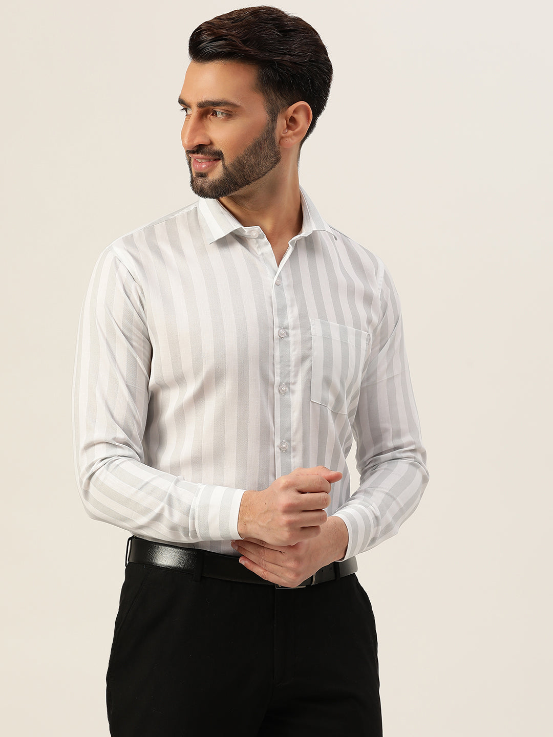 Striped Men Formal Shirt