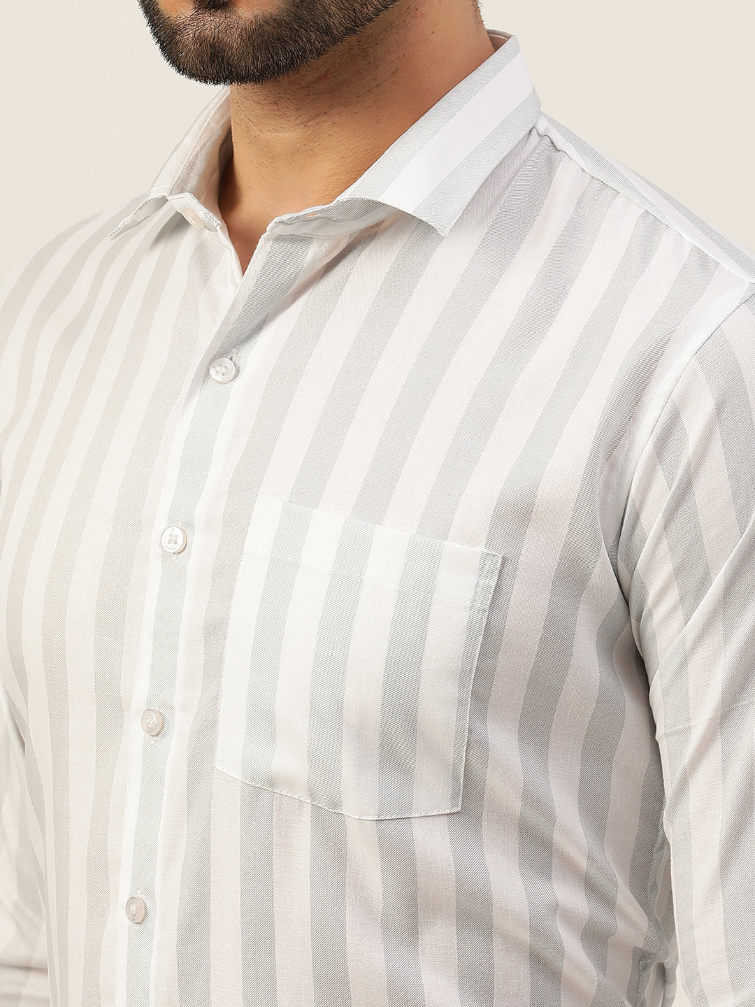 Striped Men Formal Shirt