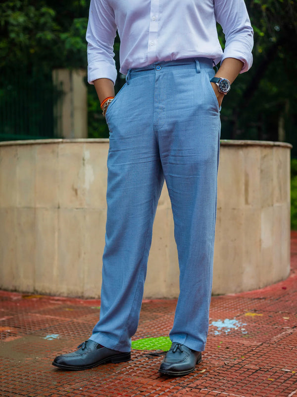 Linen High-Waist Korean Fit Pants