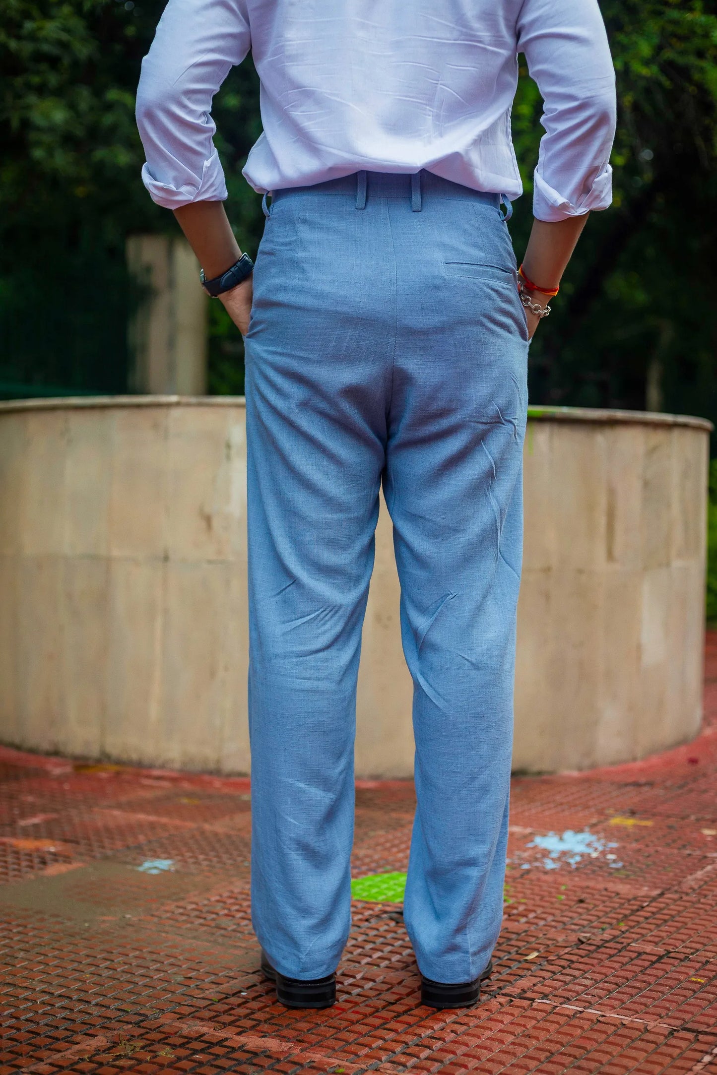 Linen High-Waist Korean Fit Pants