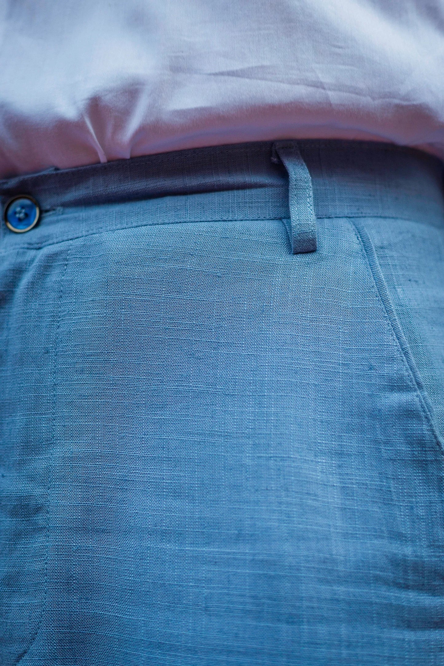 Linen High-Waist Korean Fit Pants