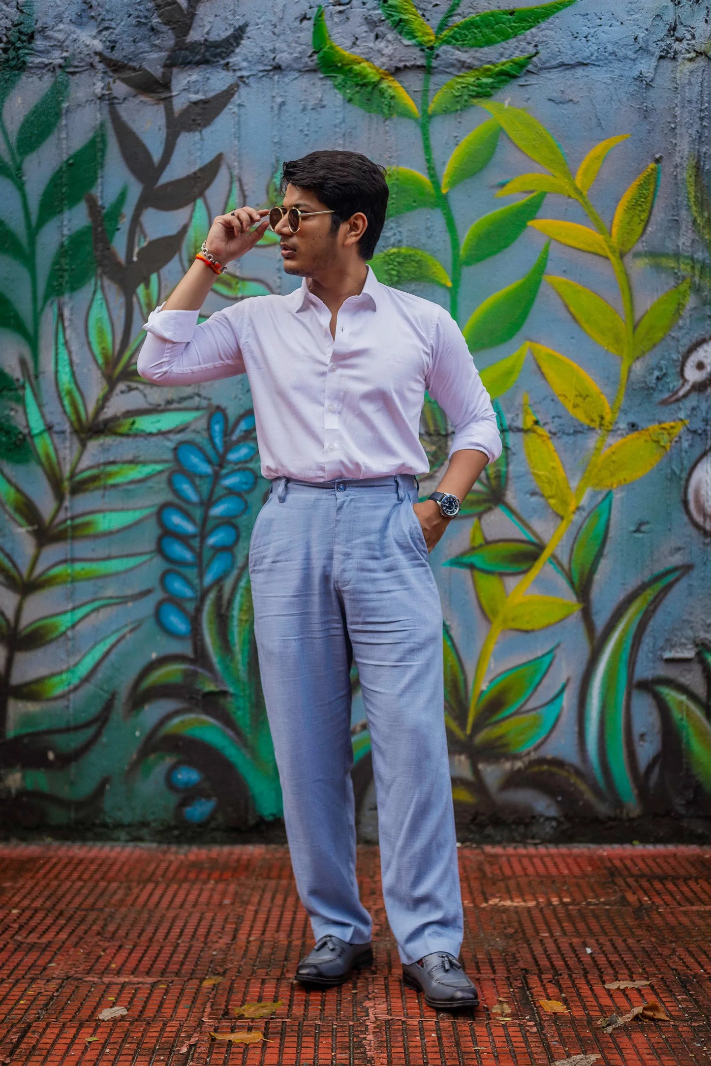 Linen High-Waist Korean Fit Pants