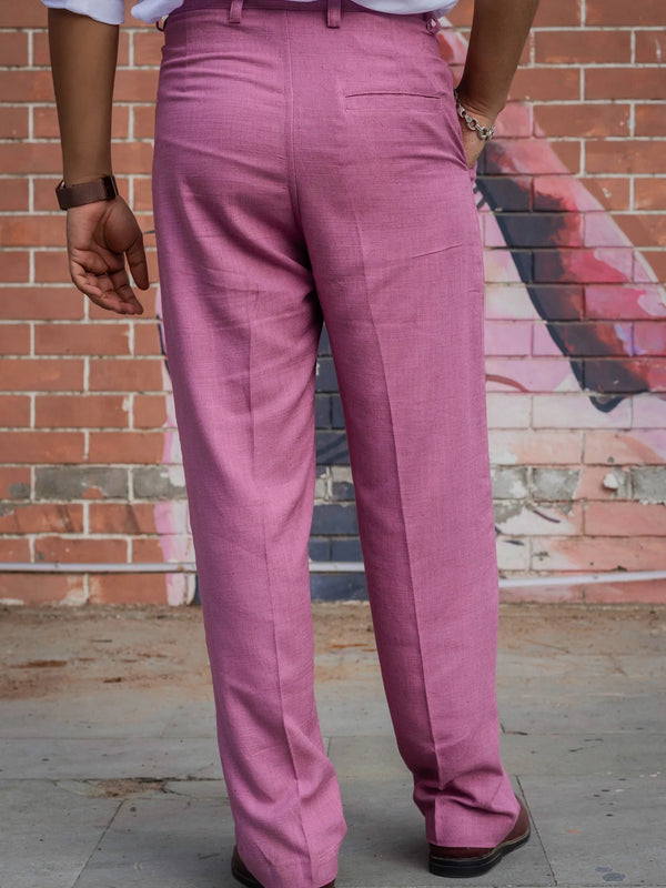 Linen High-Waist Korean Fit Pants