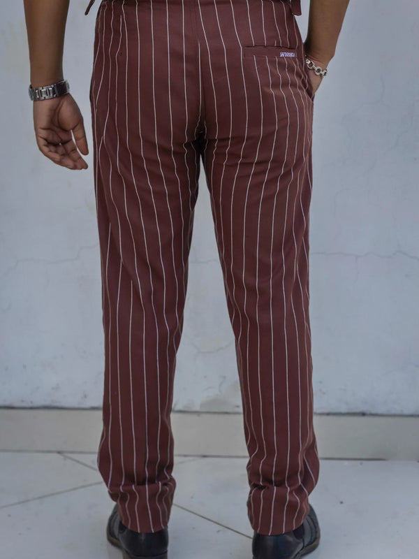 Striped Tailored Fit Gurkha Pants