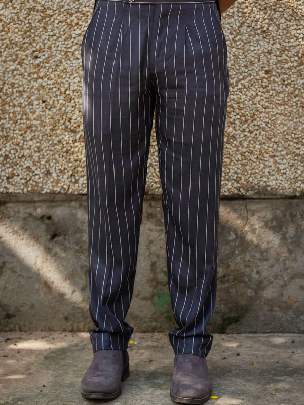 Striped Tailored Fit Gurkha Pants